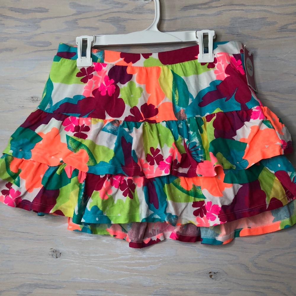 NWT girls Circo Floral print Skort XL